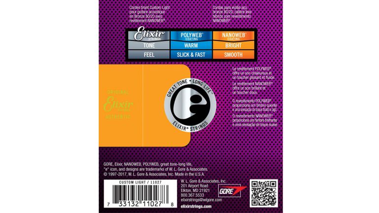 Elixir 11027 Custom Light 011-052 Zice za gitaru