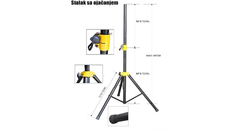 Stalci za zvučne kutije PAR SP50 Music master
